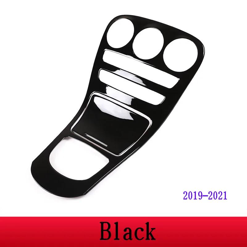 For Mercedes Benz C Class W205 GLC X253 2015-2025 ABS Carbon Fiber Car Center Console Frame Cover Trim Stickers Car Accessories