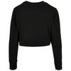 Build Your Brand Womens/Ladies Terrycloth Crop Sweatshirt