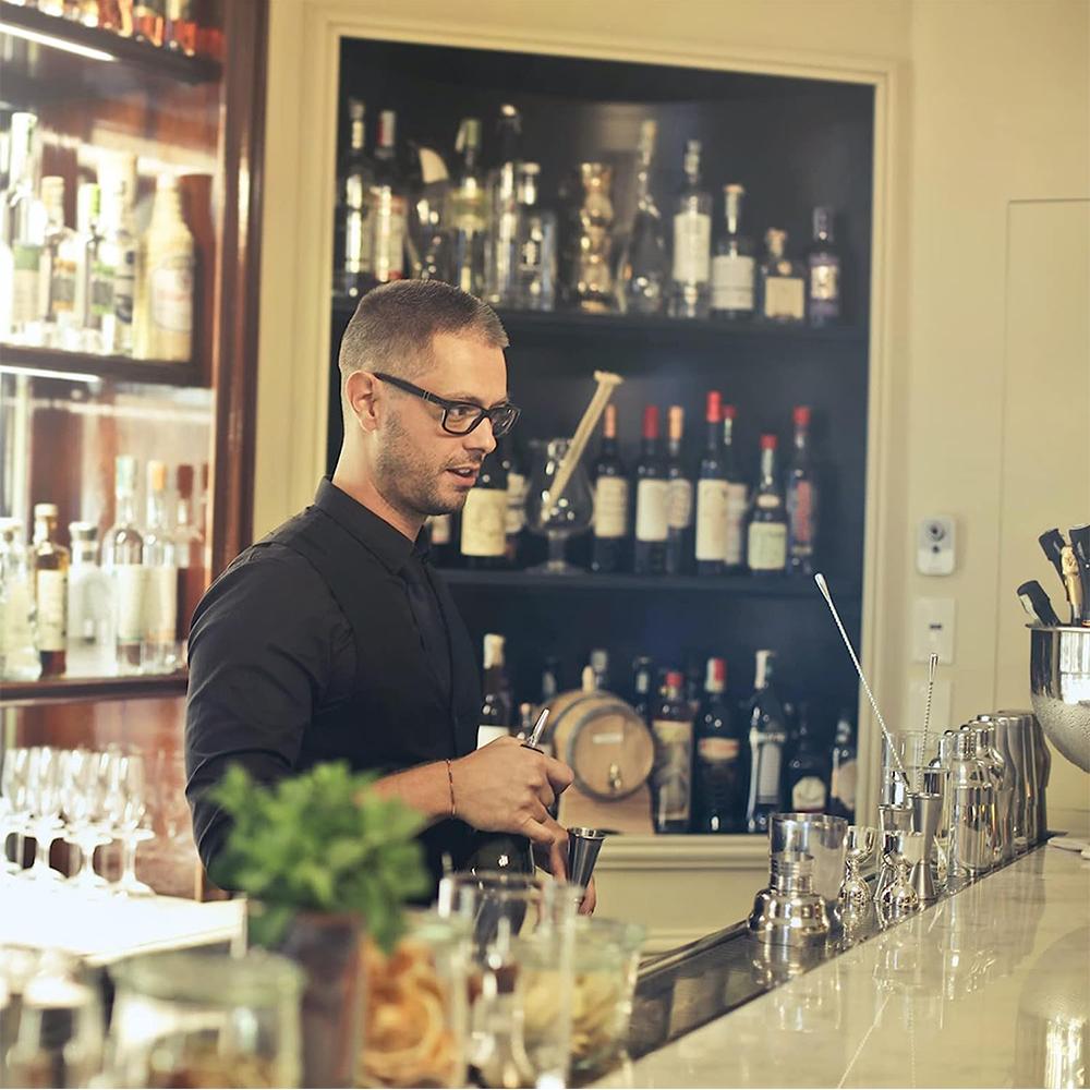 8 шт. нержавеющих пуреров с силиконовыми пылезащитными колпачками подходят для баров, ресторанов