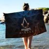 Игра A-Assassins C-Creeds Микрофибровое пляжное полотенце Впитывающее Быстросохнущее Мягкое Для йоги Плавание Курорт Полотенце для альпинизма