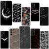 Goth Vampire Bat Gothic Case For Samsung Galaxy S22 S21 Note 20 Ultra Note 10 S8 S9 S10 Plus S20 FE Phone Cover