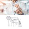 6pcs 360 Degree Transparent Goniometer Set Transparent Clear Angle Ruler Set  Orthopedics