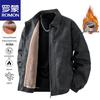ROMON Men's Casual Autumn/Winter Lapel Jacket