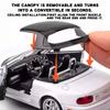 Новый 1:32 Mazda MX5 MX-5 Суперкар Металлический сплав Литые игрушки Модель автомобиля Коллекционные предметы Подарок на день рождения Звук и свет Детские игрушки Хобби
