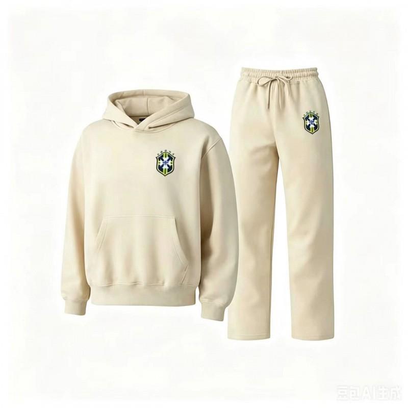 Mens Casual Hooded Sweatshirt Set With Matching Pants Sporty Streetwear Outfit Lightweight Comfortable