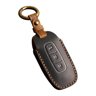Оригинальный кожаный чехол для ключей Nissan, крышка для ключей, Aria, Sakura, X-Trail, Serena, Lukes и т.д.. 3