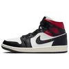 (WMNS) Air 1 Mid 'Black Sail Gym Red' Женские BQ6472-061