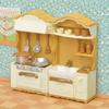 Мебель Sylvanian Families Игрушечный кукольный домик, сертифицированный ST, для детей от 3 лет и Sylvanian Families от Epoch [Плита и раковина] Ka-420 Вверх,