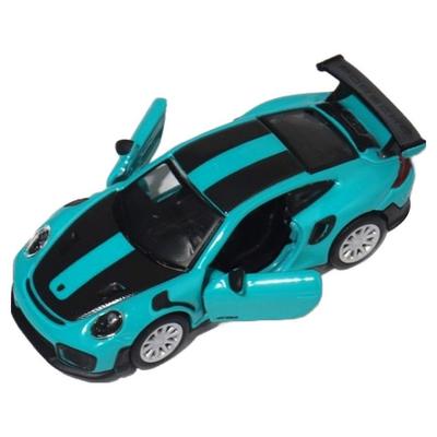 Майсто 1:64 Иконки Скорости Porsche 911 GT2 RS Литая Модель Автомобиля с Открывающимися Дверями, Синий