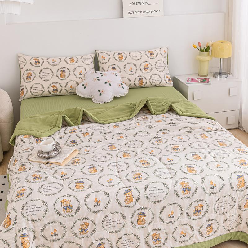 Летнее тонкое одеяло из соевого волокна класса А, прохладное летнее одеяло для кондиционирования воздуха для офисного сна, студенческого общежития, домашнее одеяло