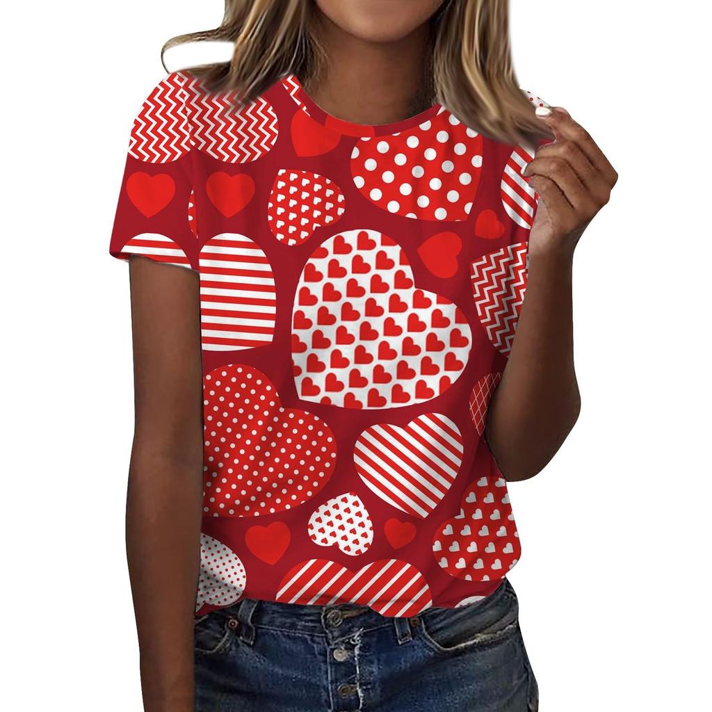 Футболки с цветочным принтом «Роза», женская модная футболка с коротким рукавом и круглым вырезом, Y2k Harajuku, футболки больших размеров, топы, женская одежда