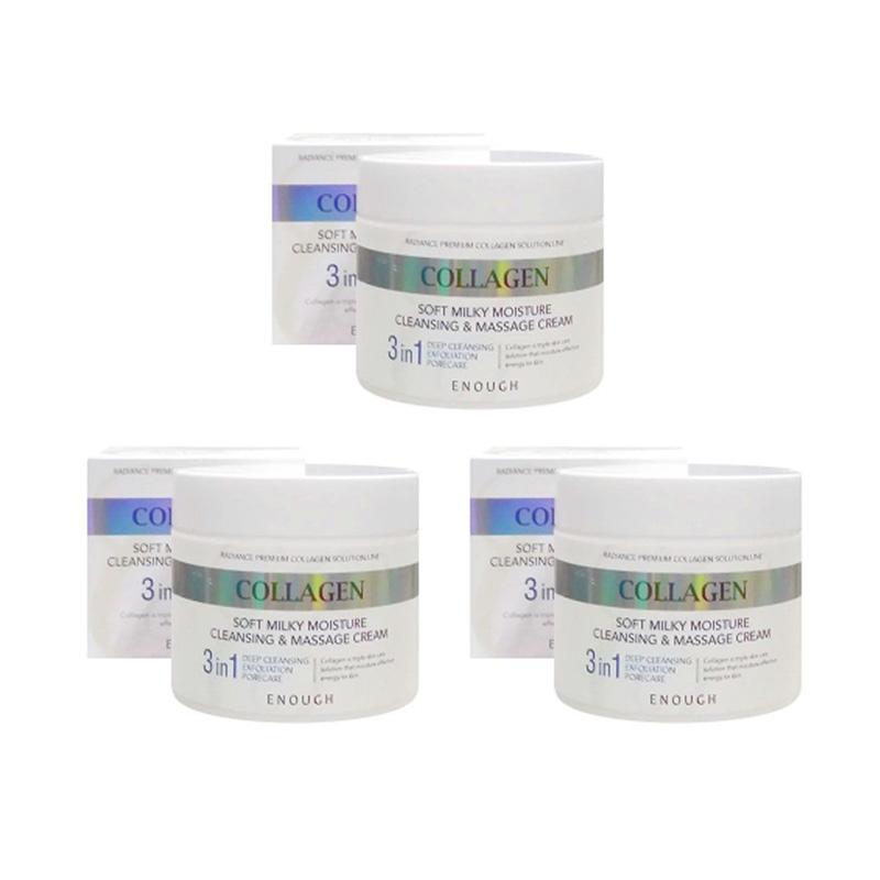 ENOUGH Коллагеновый очищающий и массажный крем 3в1 300г (3 варианта)