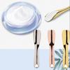 Silver Makeup Tools Face Body Cosmetic Spoons Curved Scoop Makeup Mask Cream Spoon Cosmetic Spatula