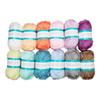 Ball of 100% Acrylic Yarn 12 Pastel Colors 25g
