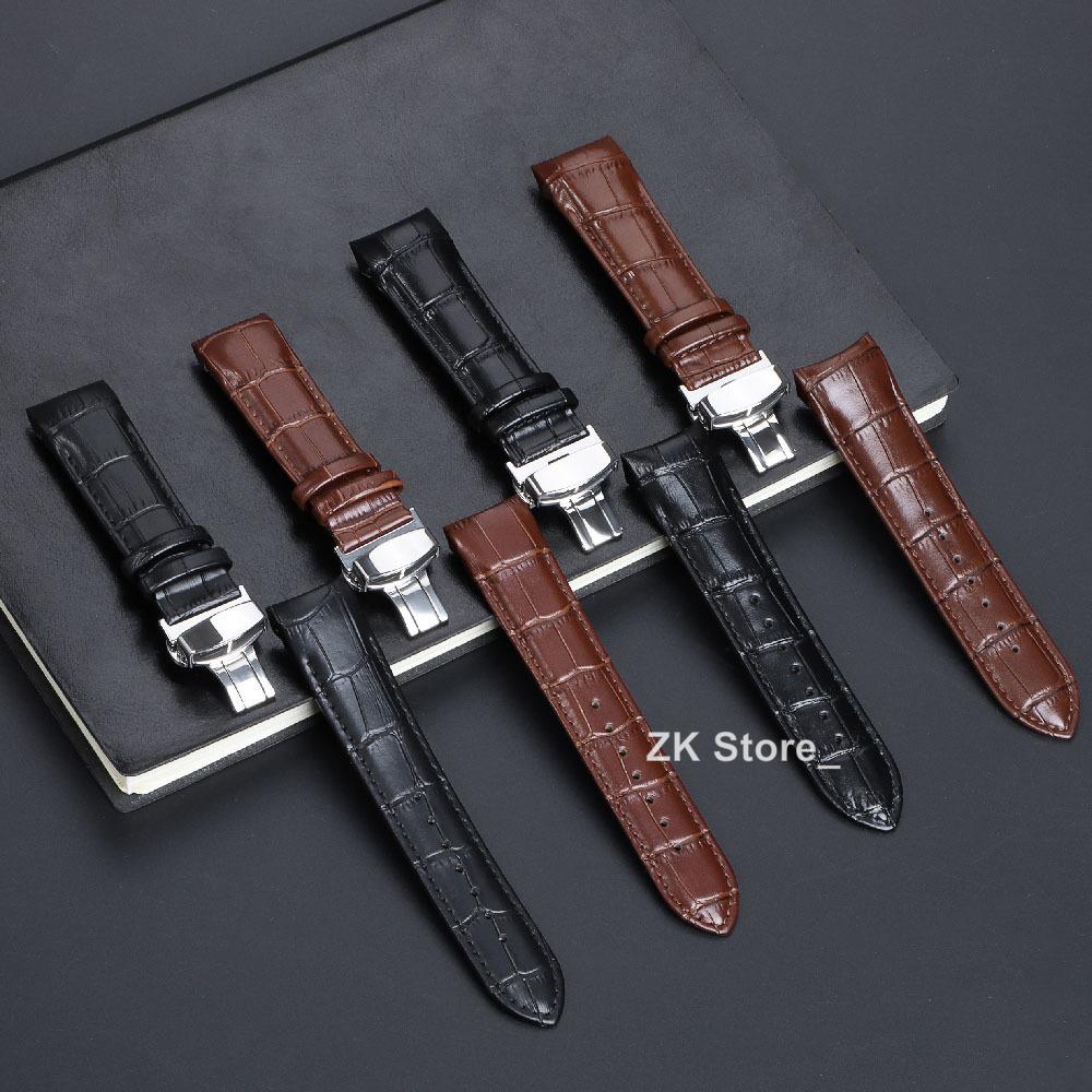 22 мм 23 мм 24 мм Ремешок с дизайном бамбукового узла для часов Tissot Couturier T035 Ремешок для часов Мужской T035627 Изогнутый конец Ремешок Часовые аксессуары