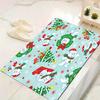 1Pc Christmas Snowman Rug Office Carpet Indoor Outdoor Doormat Nonslip Soft Living Room Christmas Halloween Gift D922124