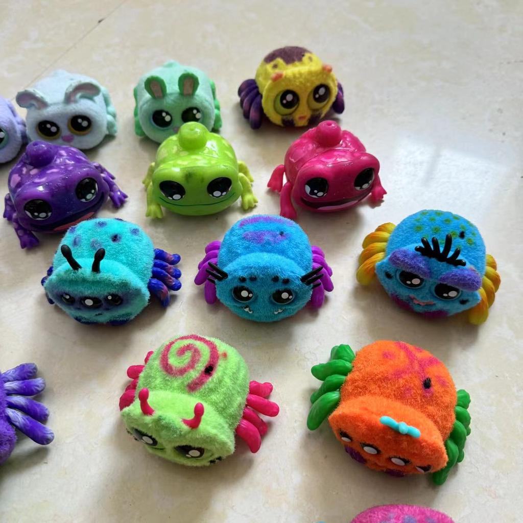 Original Yellies Voice Activated Pet Interactive Toys Cute Yellies Spider Rabbit Screams Electronic Pets Toys Figure Model