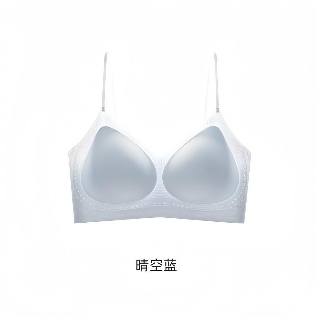Camellia fragrance silk ultra-thin seamless underwear women's small breasts gather and close sub-breasts, breathable and comfortable soft support bra