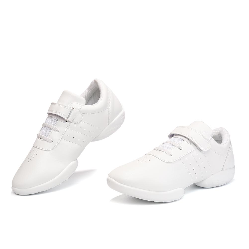 Женская обувь для черлидинга, дышащая танцевальная обувь для девочек, легкая обувь для черлидинга, белая тренировочная обувь для фитнеса, гимнастики и йоги