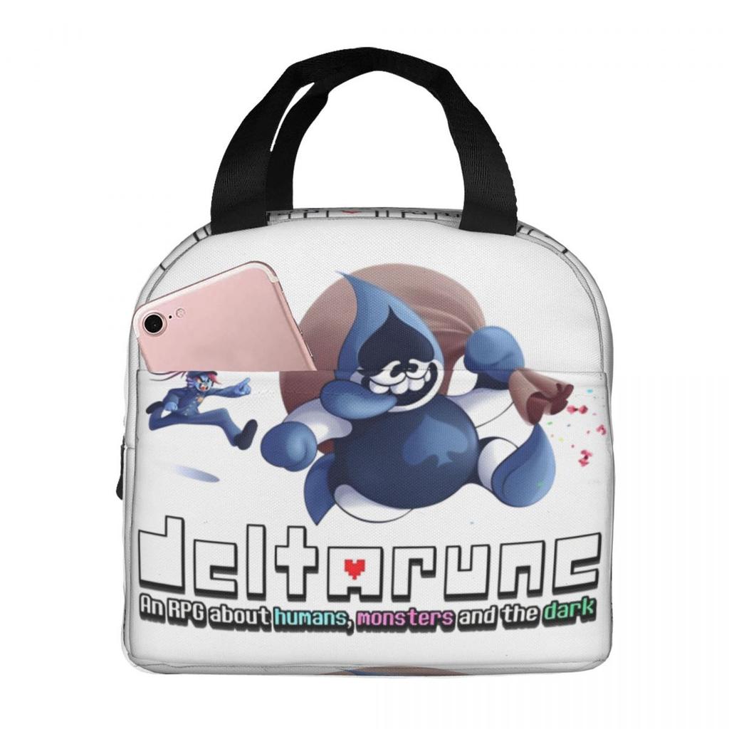 Deltarune Лансер Мерч Изолированная Сумка-ланч для Пикника Ральсей Крис Сумка для Хранения Еды Портативный Термосумка Ланч-бокс