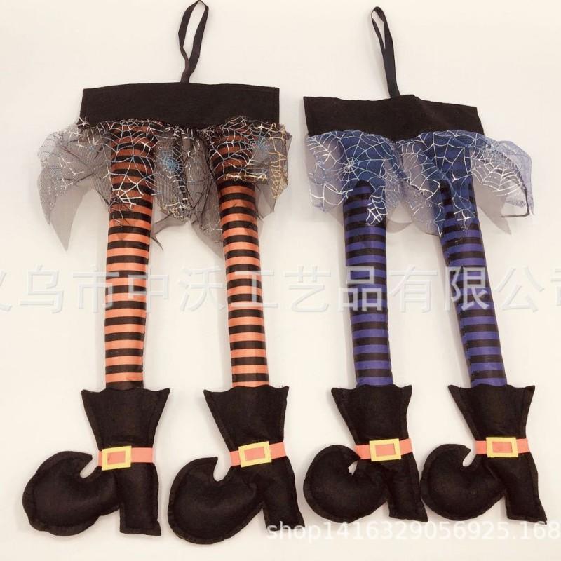 Halloween Witch Legs Decorations Ghost Party Hanging Props Costume Accessories
