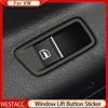 7Pcs/set Car Window Lift Button Sticker Sequin Trim for Volkswagen VW Tiguan 2018- Golf 7 MK7 7.5 2013 -