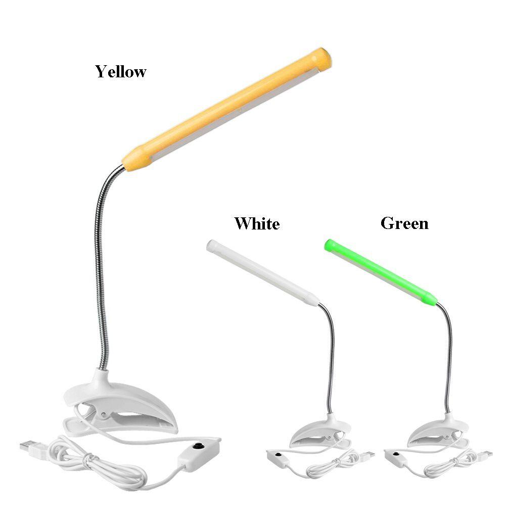 Hot Eye Protection Adjustable Flexible Led Reading Light Desk Reading Usb Table Lamp Clip-On Clamp