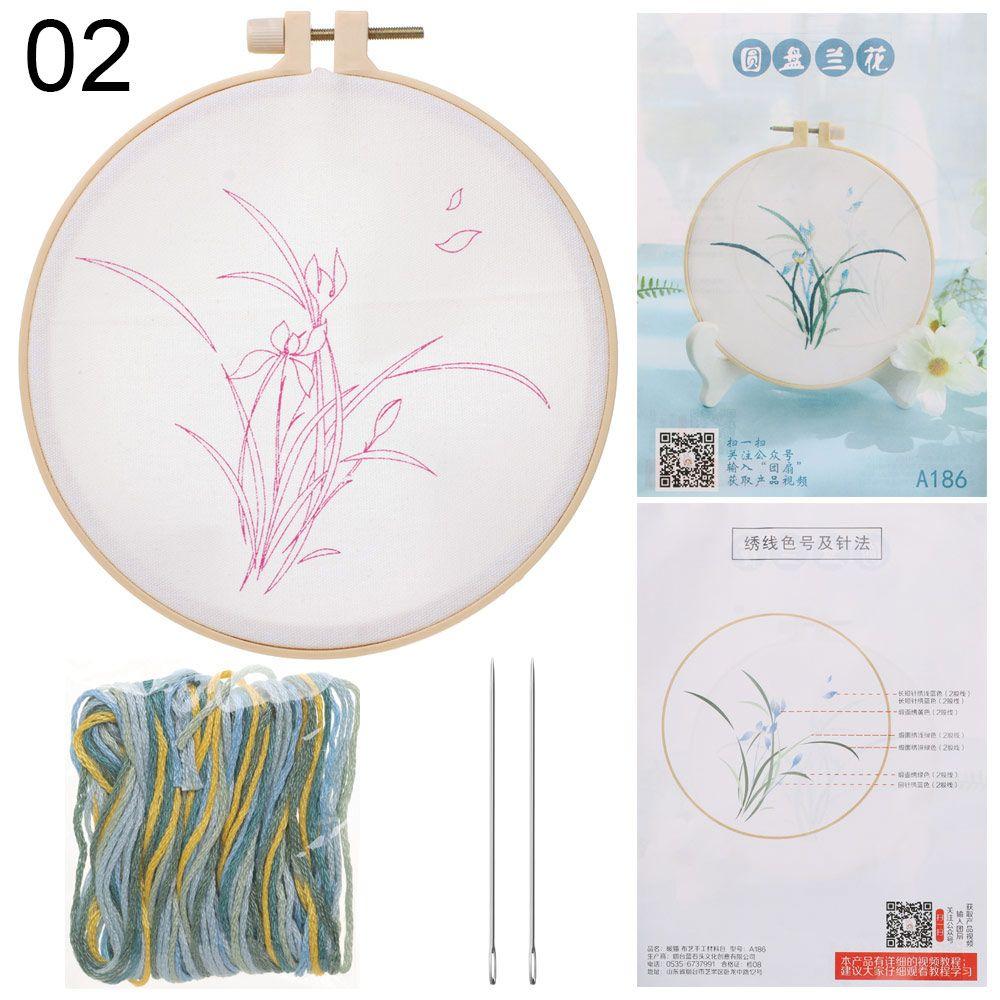 Инструменты для начинающих рукодельниц DIY Ручная вышивка Вышивка крестом Набор для вышивания Пяльцы для вышивания