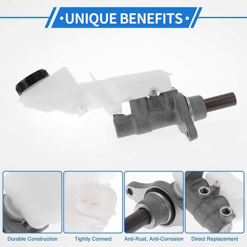 UXCELL Brake Master Cylinder with Reservoir No.BHY24340Z for Mazda 3 2014-2018