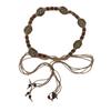 Wooden Ethnic Style Belt Beaded Waist Chain Versatile Bohemian Waist Belt  Casual Wear