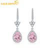 Classic Copper Alloy Zircon Earrings Ladies Jewelry Wedding Promise Party Gift