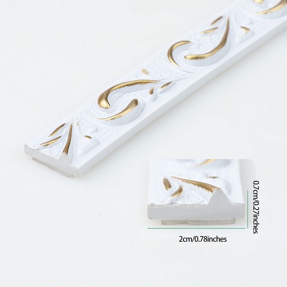 Дизайн интерьера Самоклеящийся настенный молдинг Гибкий плинтус Отклеивающийся и приклеивающийся Рамка для зеркала 5 м ПВХ Кромка для плитки Потолок