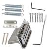 Chrome Tremolo Bridge System Fixed Guitar Bridge Set for Fender Stratocaster and Strat