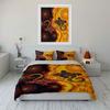 Geckos with circular patterns. Bedding sets Duvet cover sets Duvet covers Pillowcases(1 * Duvet Cover 2 * Pillowcases without duvet insert)