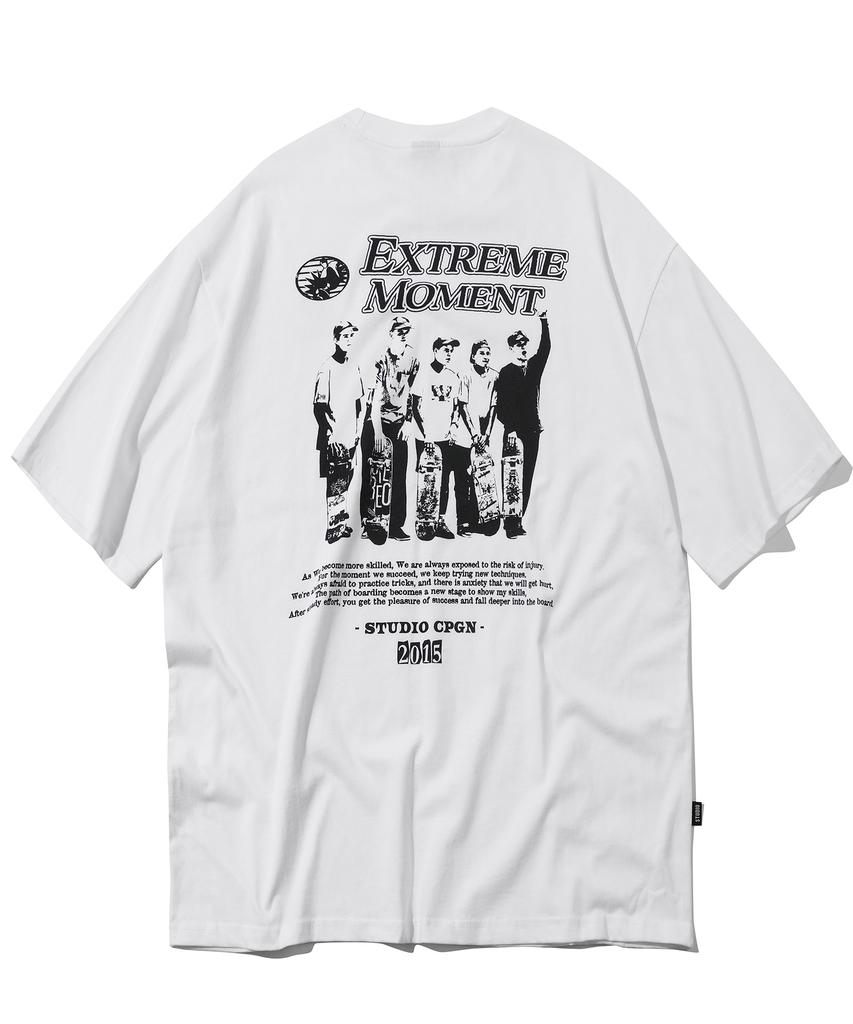 CPGN STUDIO Белая футболка с коротким рукавом Extreme Moment