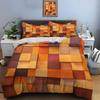 3D Honeycomb Square Gradient Color Print Bedding Set Duvet Cover 1 Duvet Cover 2 Pillowcases Adult and Kids Bedding Set Luxury