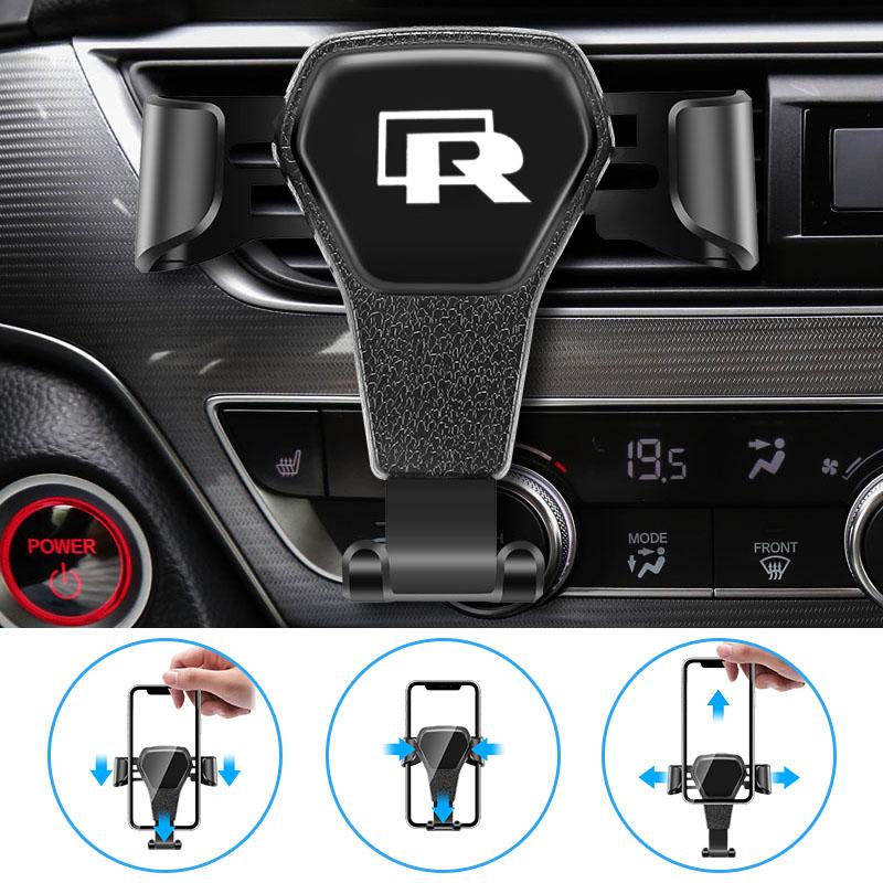 2026 Горячий Для VOLKSWAGEN VW Автомобильный Гравитационный тип Держатель для телефона Зажим для вентиляционного отверстия Подставка-держатель GPS Для VW R GTI Polo Golf Passat Tiguan Ar
