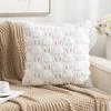 Plush Backrest Cover Warm Pillowcase Cozy Sofa Cushion Cover  Easter