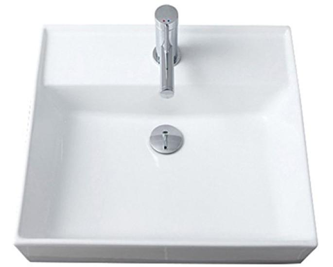 LIXIL INAX Satis Washbasin Pure White (Aqua Ceramic) YL-A555FYCV/BW1