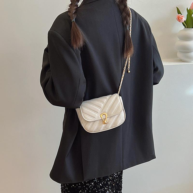 Женская сумка-трансформер с замком в стиле иностранного стиля, с цепочкой из бриллиантов, с вышивкой нитью, маленькая квадратная, с золотым шариком, на одно плечо