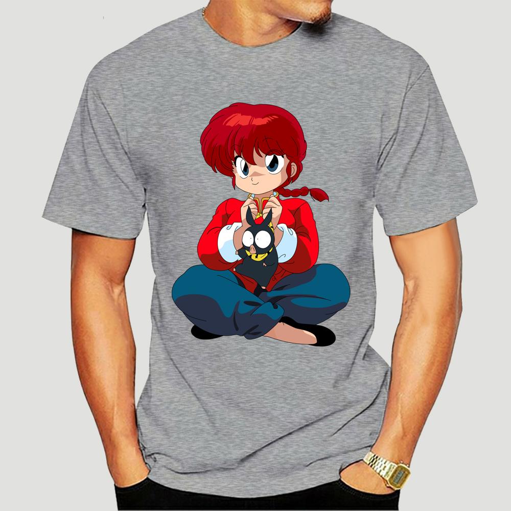 Аниме Ranma NibunnoIchi Футболка с коротким рукавом Мужские футболки Оверсайз Топы Уличная мода Харадзюку