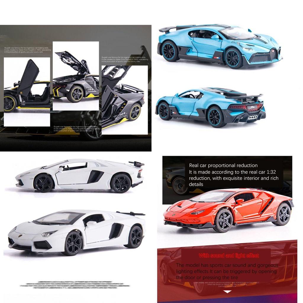 Изысканная модель автомобиля 132 из литого сплава Идеальный Спортивный Bugatti Ae86 Lamborghini