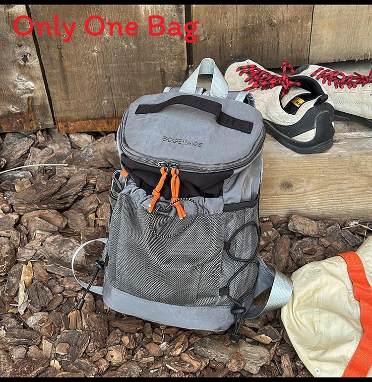 Style Nylon Travel Backpack With Features And Laptop Compartment