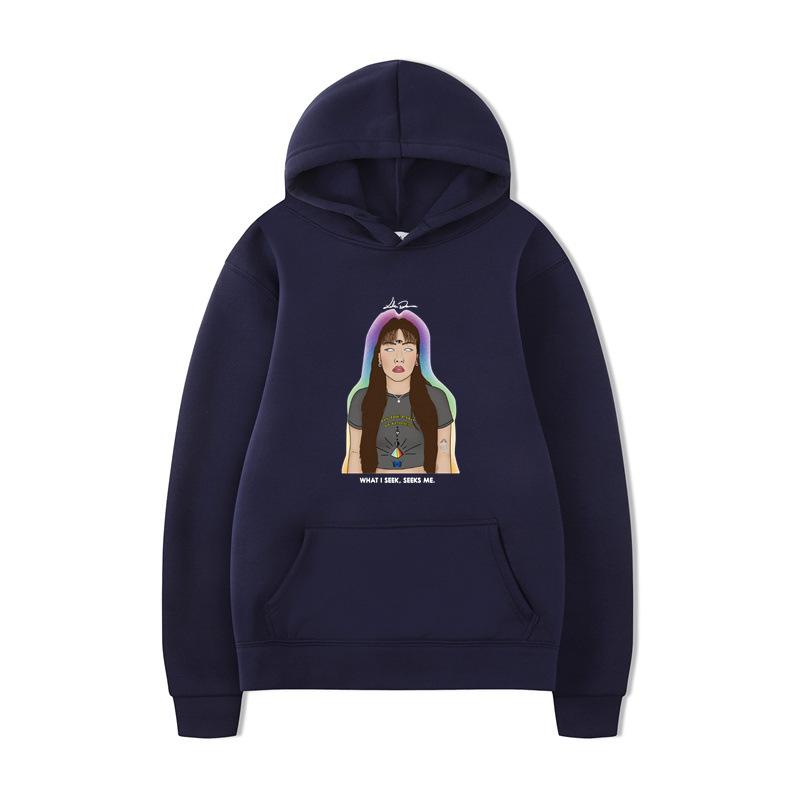 Осень Зима Мужские Толстовки Мальчики Харадзюку Девочки Хип-Хоп Пуловер Оверсайз Необычный Музыкальный Подарок Повседневная Свободная Удобная Толстовка