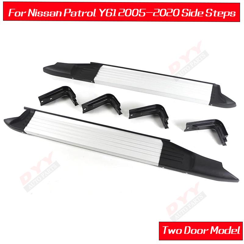Compatible Pedals for Patrol Y61 (2005-2020), 2-door/4-door, Aluminum Alloy