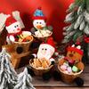 Christmas Decoration Candy Storage Basket Desktop Children's Desk Ornament Candy Snack Container