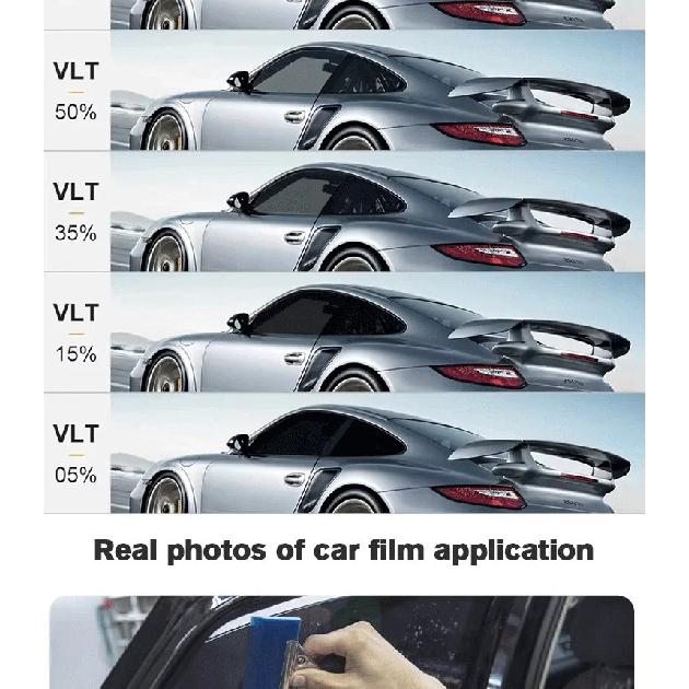 50X300cm Super quality high heat resistant car glass IR100% nano ceramic solar tint window film 5%~75%VLT