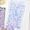 1 pc Creative Candy Ghost Rabbit Drop 3D Relief Stickers Scrapbooking Diy Diary Stationery Sticker Decor Cute Aesthetic Stickers