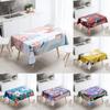 Abstract Pattern Tablecloth Home Decor Stain Resistant Waterproof Table Decoration Rectangular Kitchen Fireplace Tops