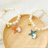 Bowknot Cat Pearl Pendant Pet Collar Cute Dog Decorative Adjustable Necklace Small Pets
